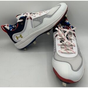 Under Armour Freedom Glyde MT USA Softball Cleats‎ 3026010-100 Size 7 NEW